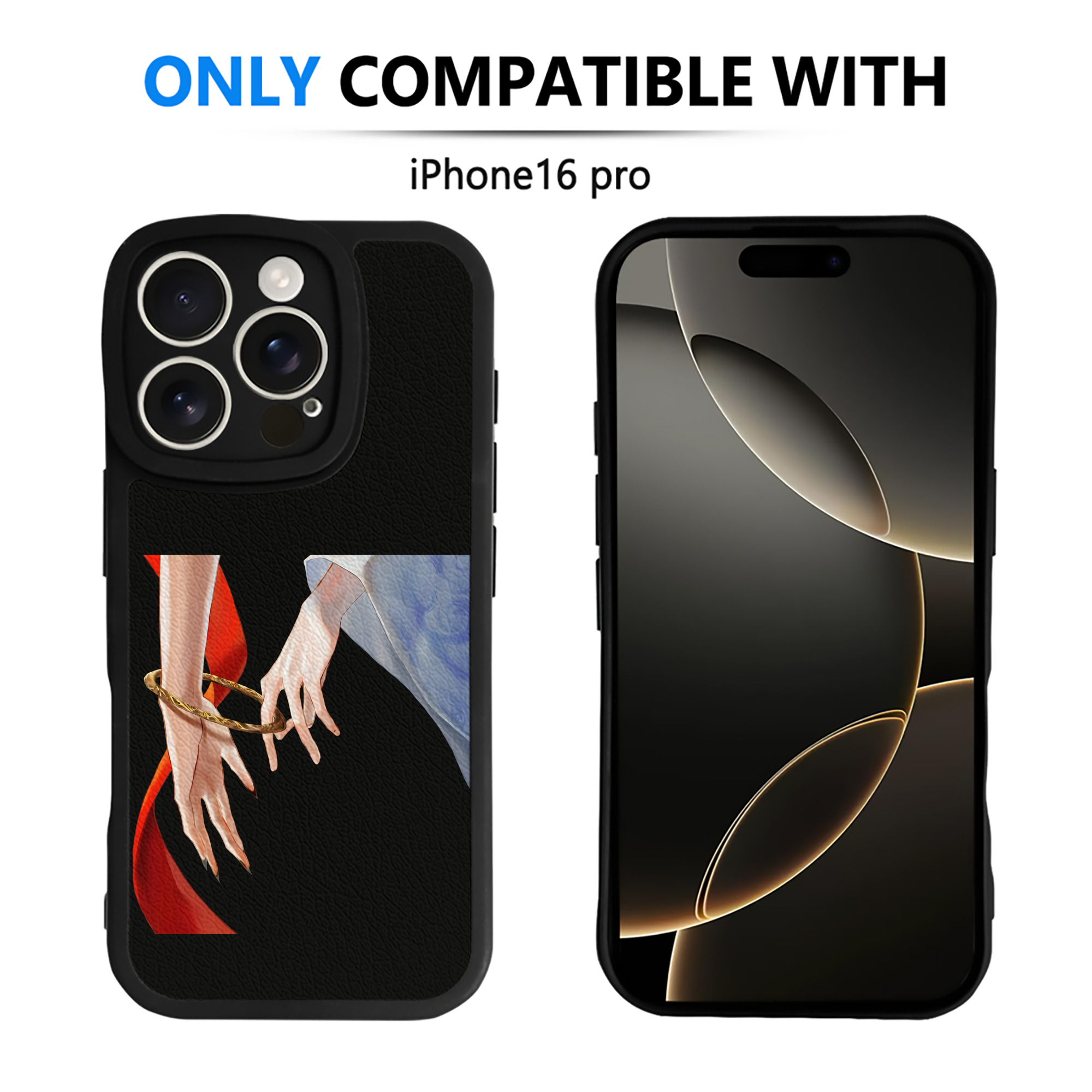 （画像用） Ne Zha 2 ナタ 魔童の大暴れ 【iPhone 16シリーズ対応】シリコンスマホケース（レザー調） 材質：シリコン